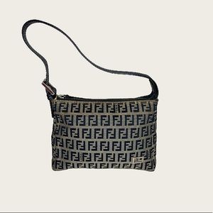 Vintage Fendi Zucca Hand Bag